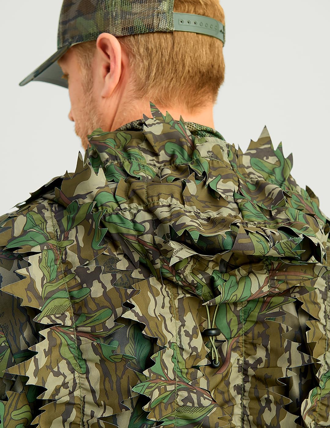 Nomad mens Leafy 1/4 Zip | 3d Leafy Camo Pullover for Turkey Hunting Shirt, Mossy Oak Greenleaf, Medium US