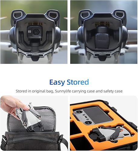 Miniatura 6 de Parasol de lente para DJI Mini 3 Accesorios para drones, parasol antideslumbrante cubierta protectora para cámara cardán para Mini 3 Drone