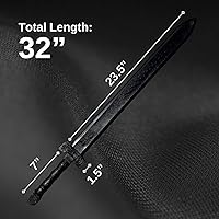 Vista 4 de E-BOGU Espada negra general de polipropileno (32 pulgadas)