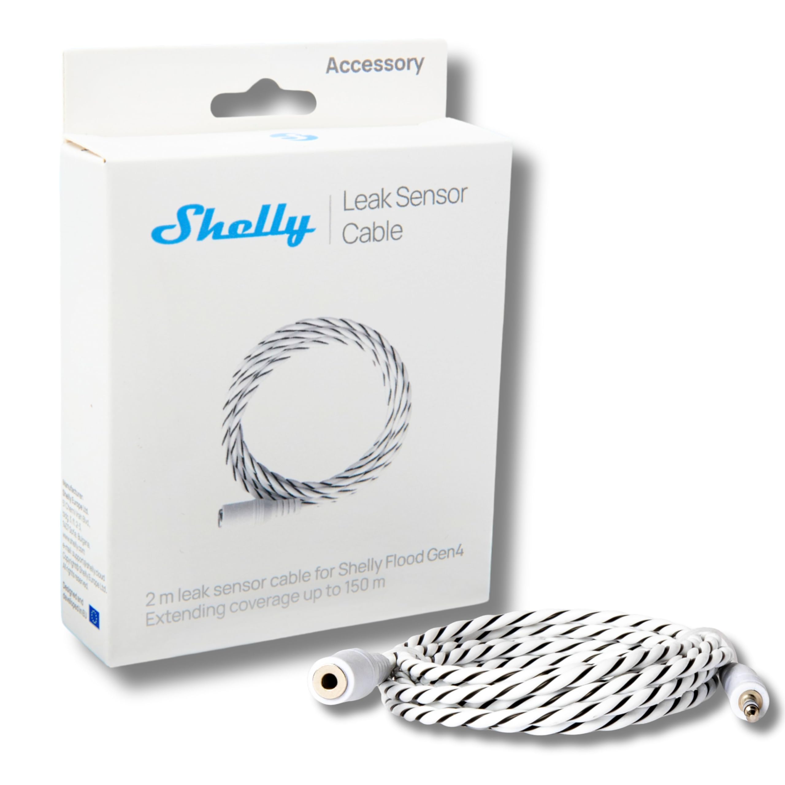 Shelly Leak Sensor Cable - Extendable Cable for Shelly Flood Gen4, 2m