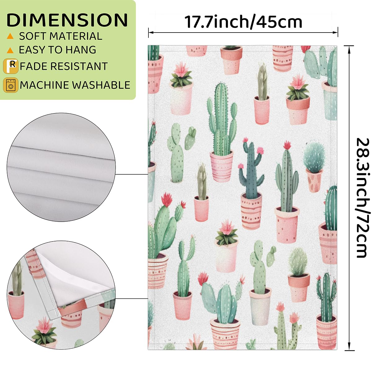 Set 2 strofinacci in cotone albero di Natale - | Ecom
