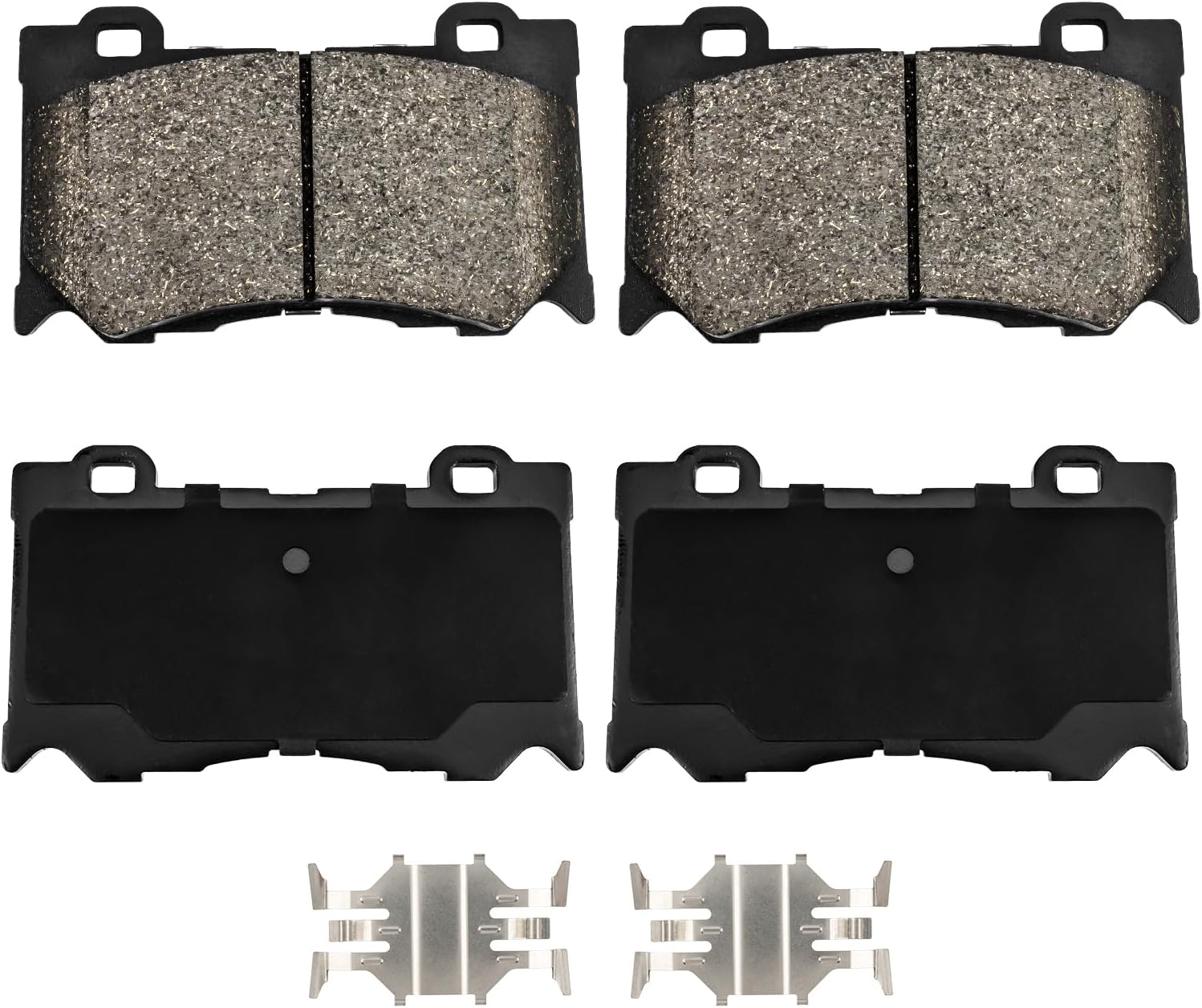 KAX D1346 Front Ceramic Brake Pads For INFINITI G37 2008-2013, INFINITI Q50 2014-2024, Nissan 370Z 2009-2020, INFINITI Q60 2014-2015, Automotive Replacement Brake Pads 4pcs