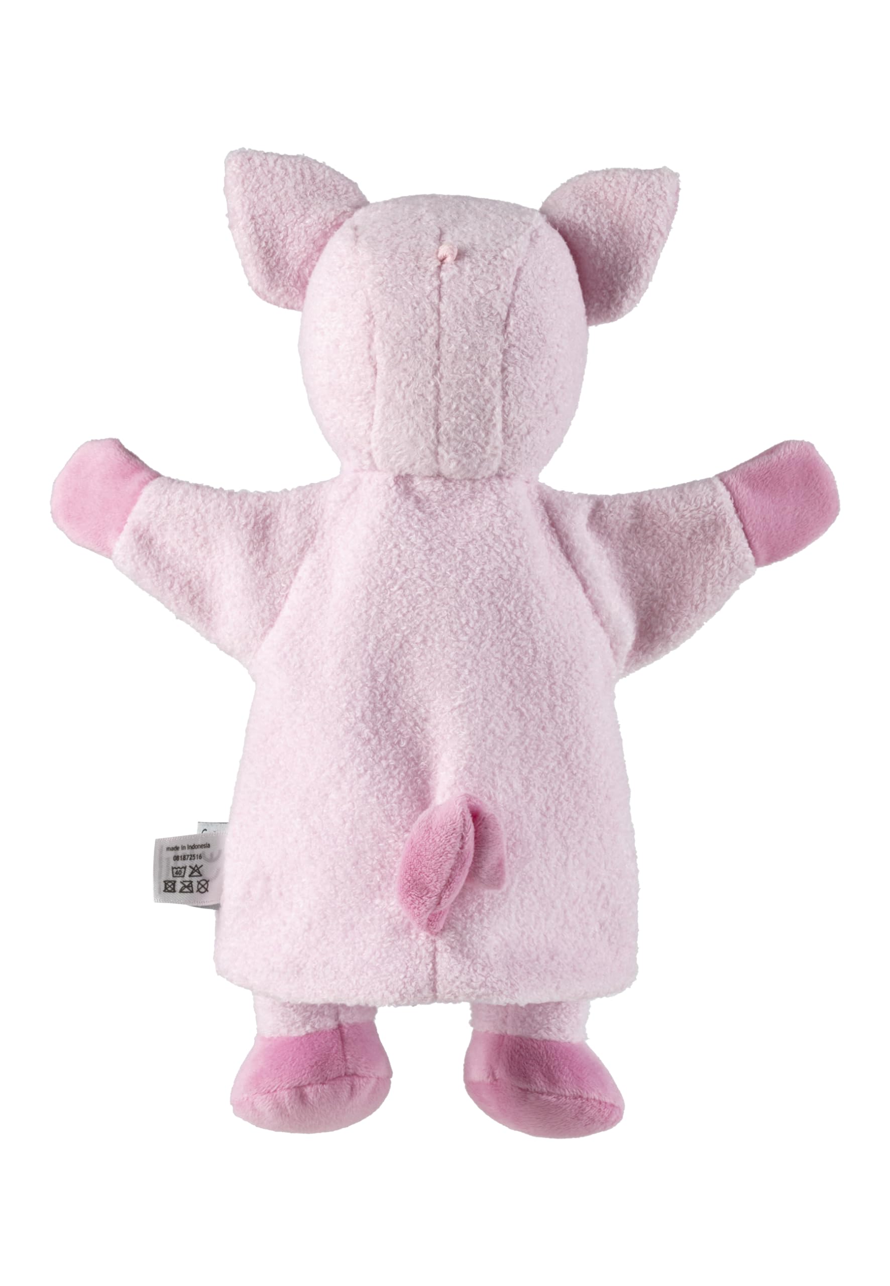 Sterntaler Marionnette à Main Cochon - Jouet Doux pour Enfants pour théâtre de marionnettes, Narration, câlins de la Parole - Compagnon de Jeu Parfait et idée Cadeau - Rose/Rose