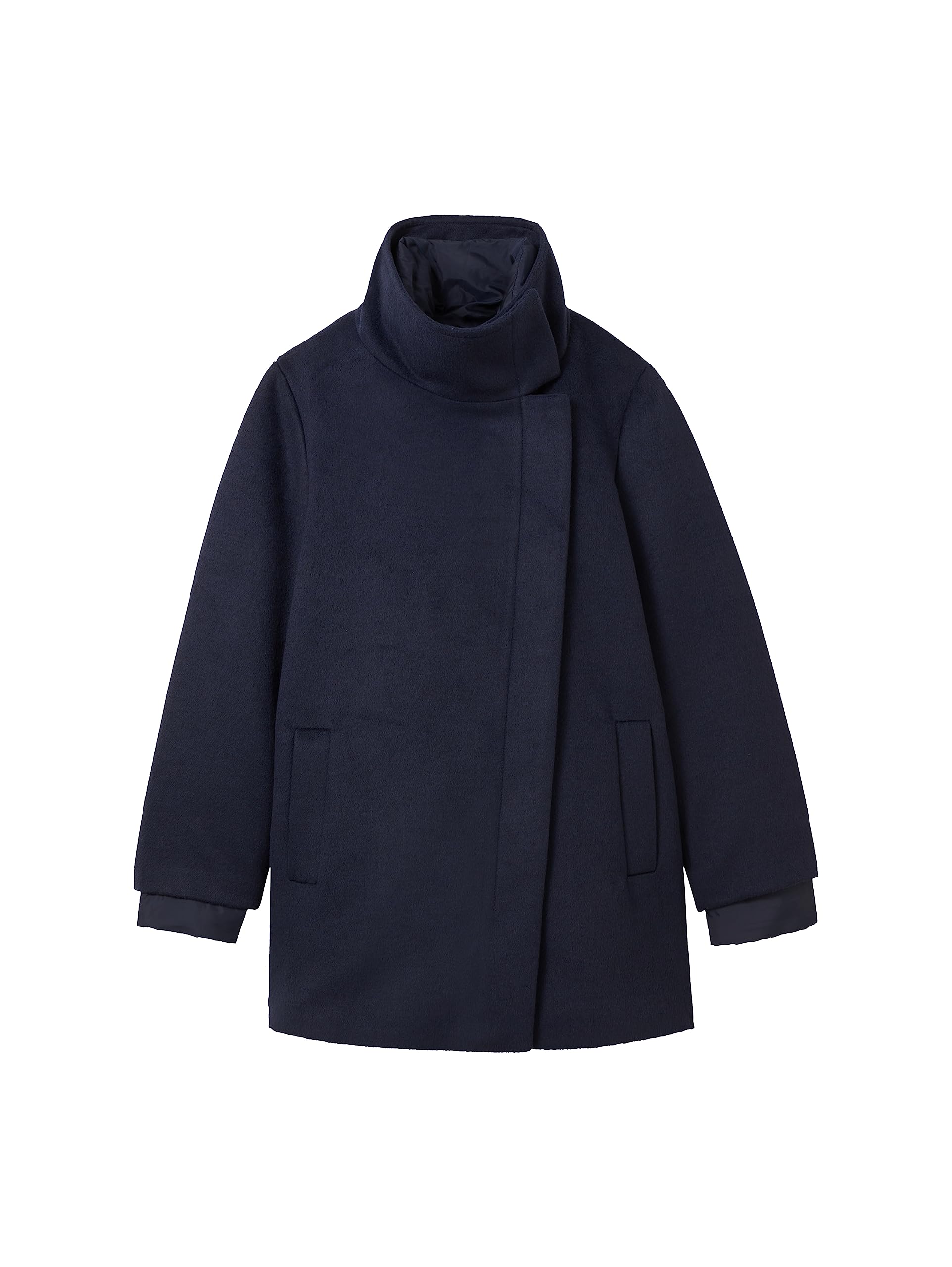 TOM TAILOR Cappotto Con Colletto Alto Cappotto con colletto alto Donna (Pacco da 1)
