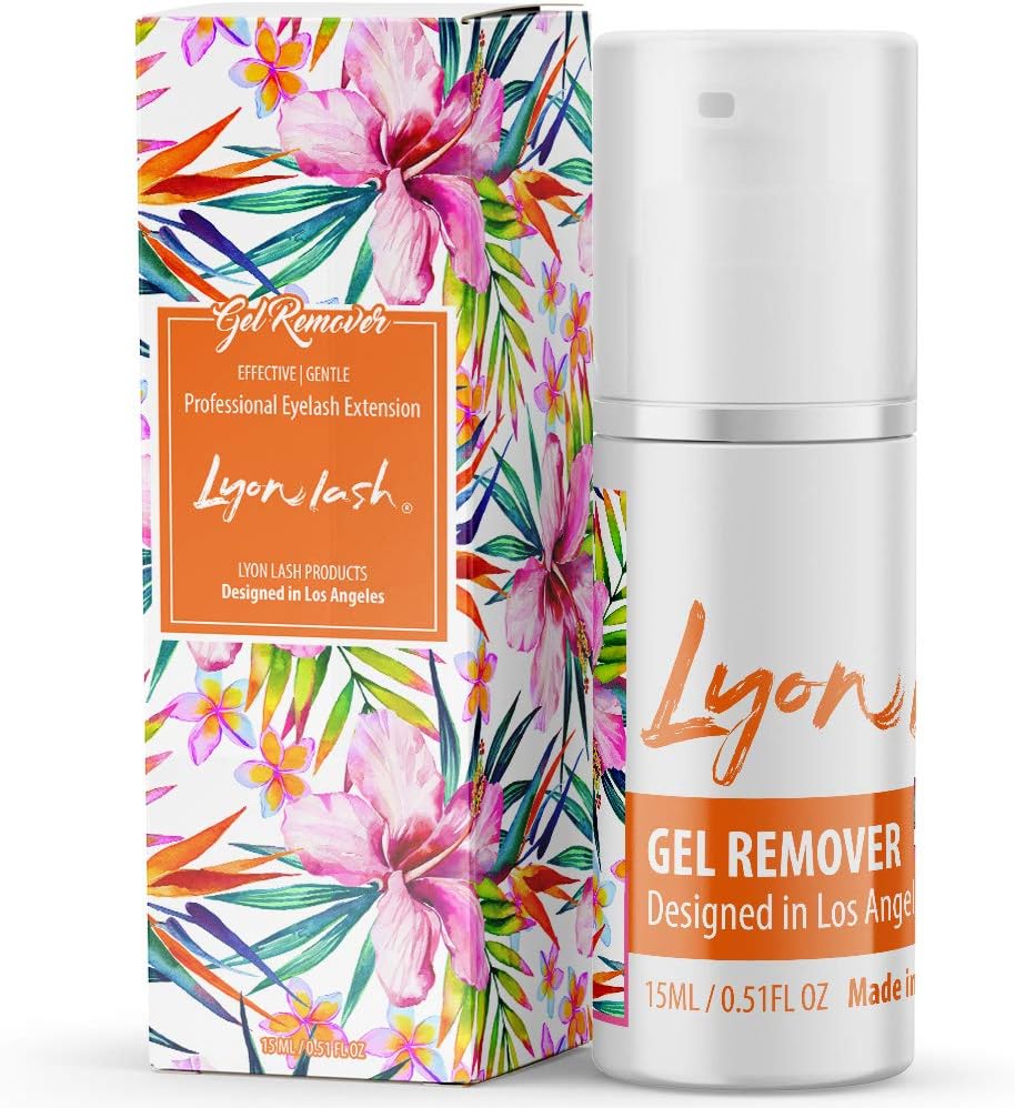 Lyon Lash Gel Remover for Professional Eyelash Extensions 15ml | Quickly Dissolves Powerful Eyelash Extension Glue in Less than 60 seconds | Professional Use | Essential Lash Supplies