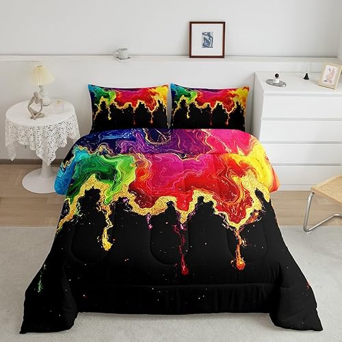 Miniatura 175 de Erosebridal Scorpius - Juego de edredón de escorpio, diseño de escorpión, diseño de signo monocromático, diseño de escorpión, tamaño Queen Multi