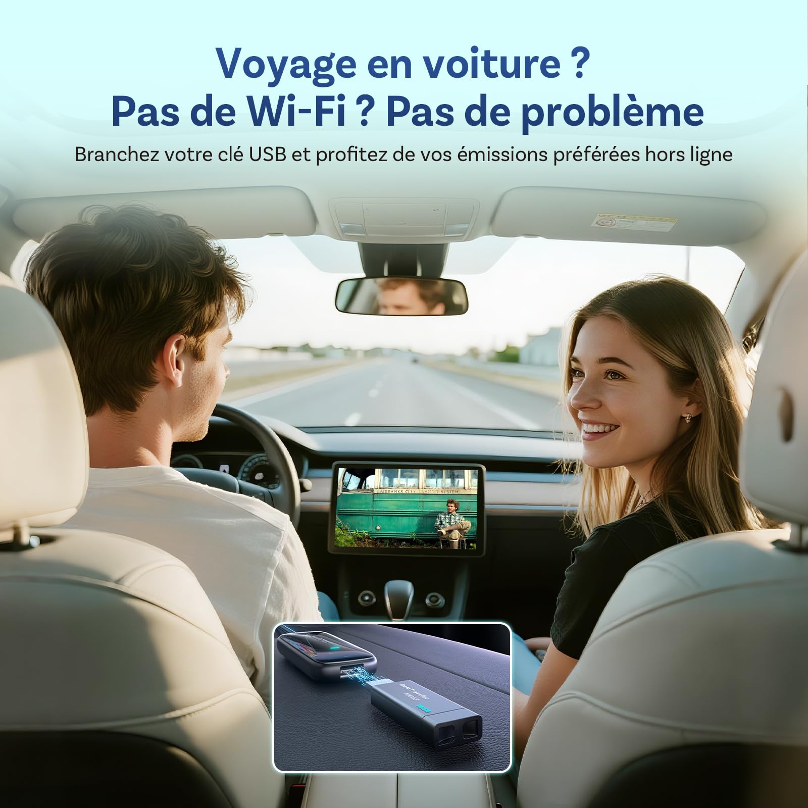 OTTOCAST Play2Video Ultra avec télécommande, 2026 Adaptateur sans Fil CarPlay & Android Auto avec Netflix/Youtube/IPTV/Prime Video intégrés, Android 12.0 AI boîtier pour Voitures avec CarPlay Filaire