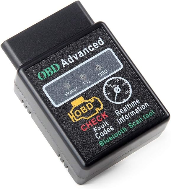 V0056 Bluetooth OBD II OBD2 Scanner Code Reader Diagnostic Scan Tool for eonon Android Car Stereo Headunit Q03Pro Q04Pro Q49Pro Q50Pro Q51Pro Q53Pro Q63Pro Q65Pro Q67Pro Q98Pro R03 R04 R51 R63 R65
