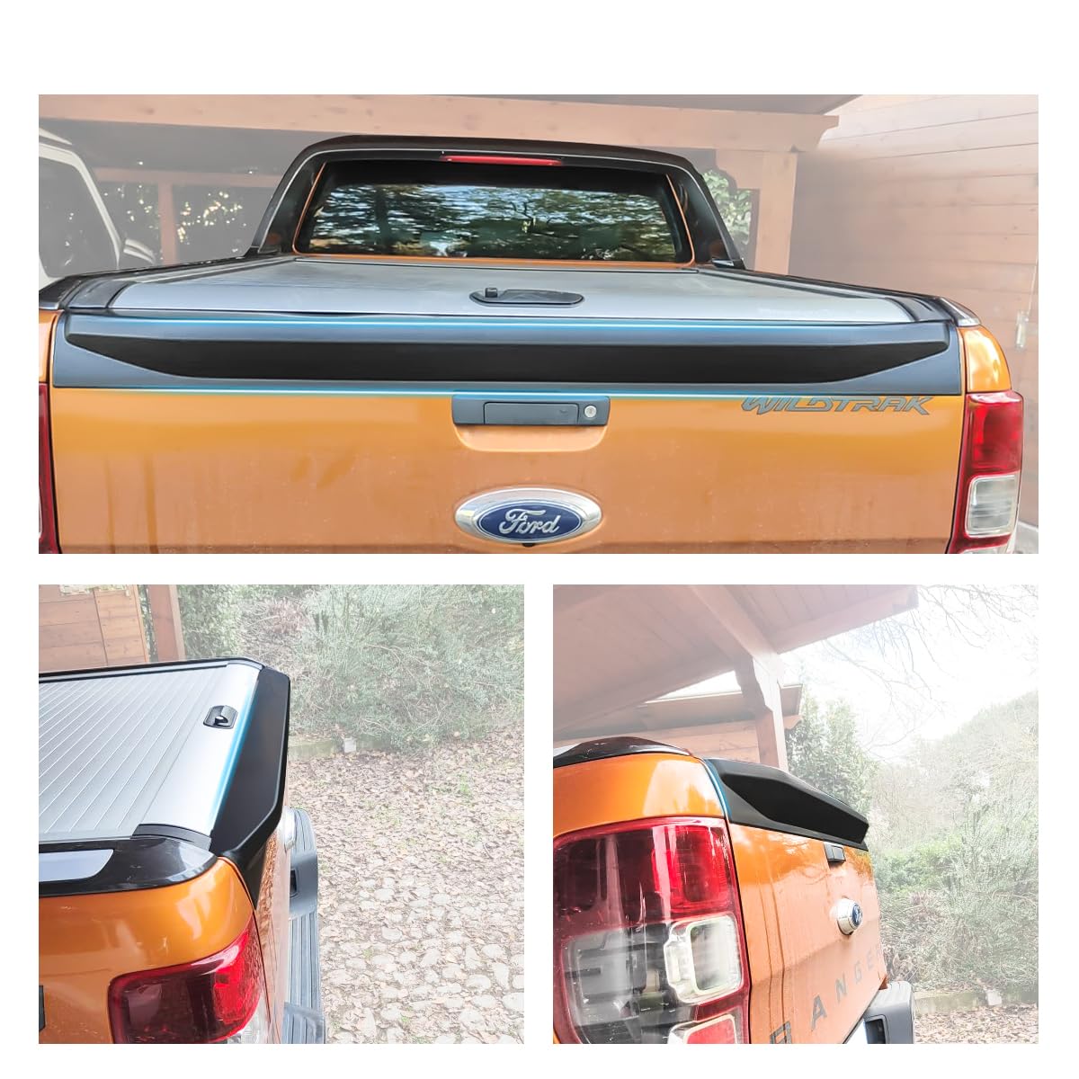 Protezione per paraurti posteriore per Ford Ranger 2012-2022, T6 T7 T8 XL XLT Wildtrak Raptor Tremor Limited Platinum