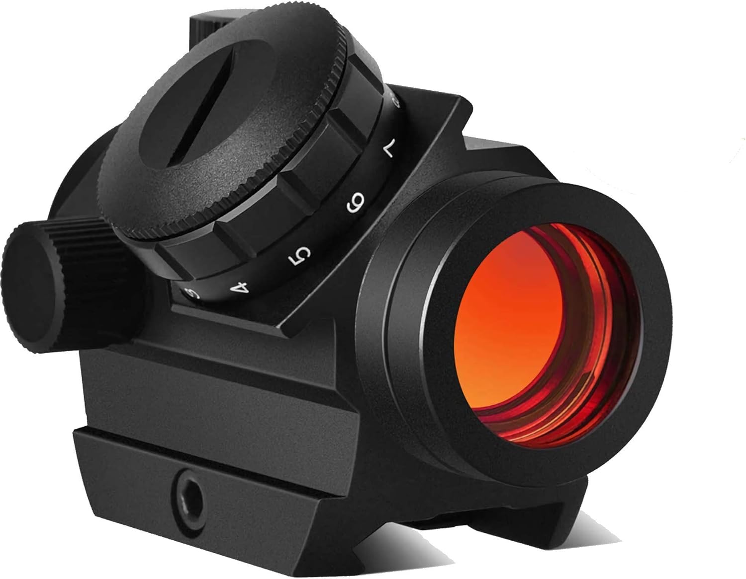 View down the red dot sights. Red dot sight. Red dot sight. Прицел коллиматорный mini rmr. Red dot sight.