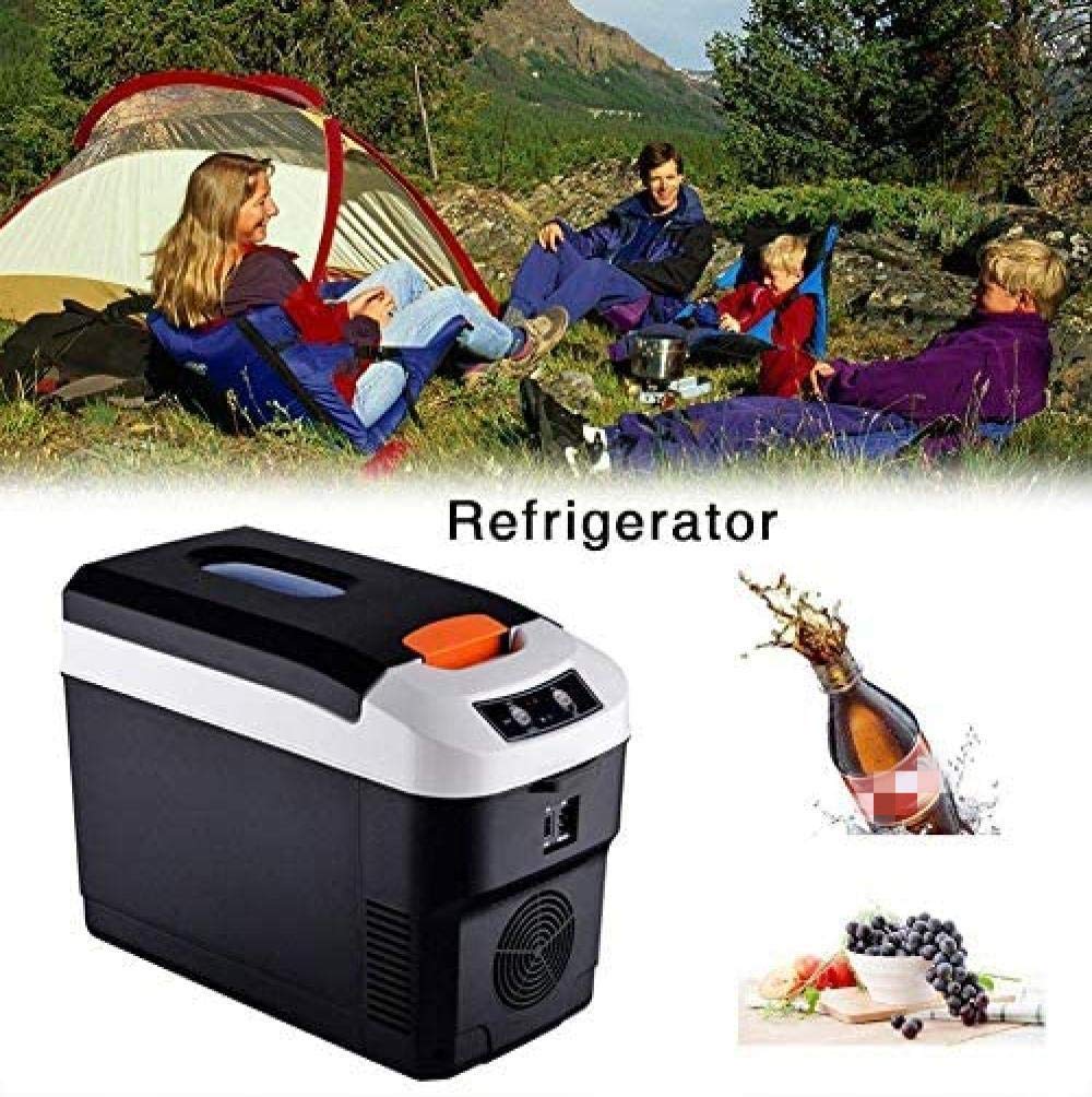 ZLM Frigo Piccolo Frigo Mini frigo per Auto Frigo per Auto a Doppio Uso Frigo da Campeggio per Esterni Portatile 10L