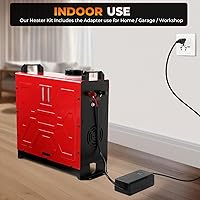 Vista 8 de Calentador diésel 12V/24V/110V 8KW APP Control remoto Calentadores de aire de estacionamiento todo en uno Calentamiento rápido con silenciador