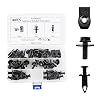 40 Stück Blechmutter Schraube Mutter Clip Kit Body Karosserieschrauben Clips Set Mit 3 universellen Größen Metall U Typ Befestigungsclips Auto für Stoßstangen Undertray