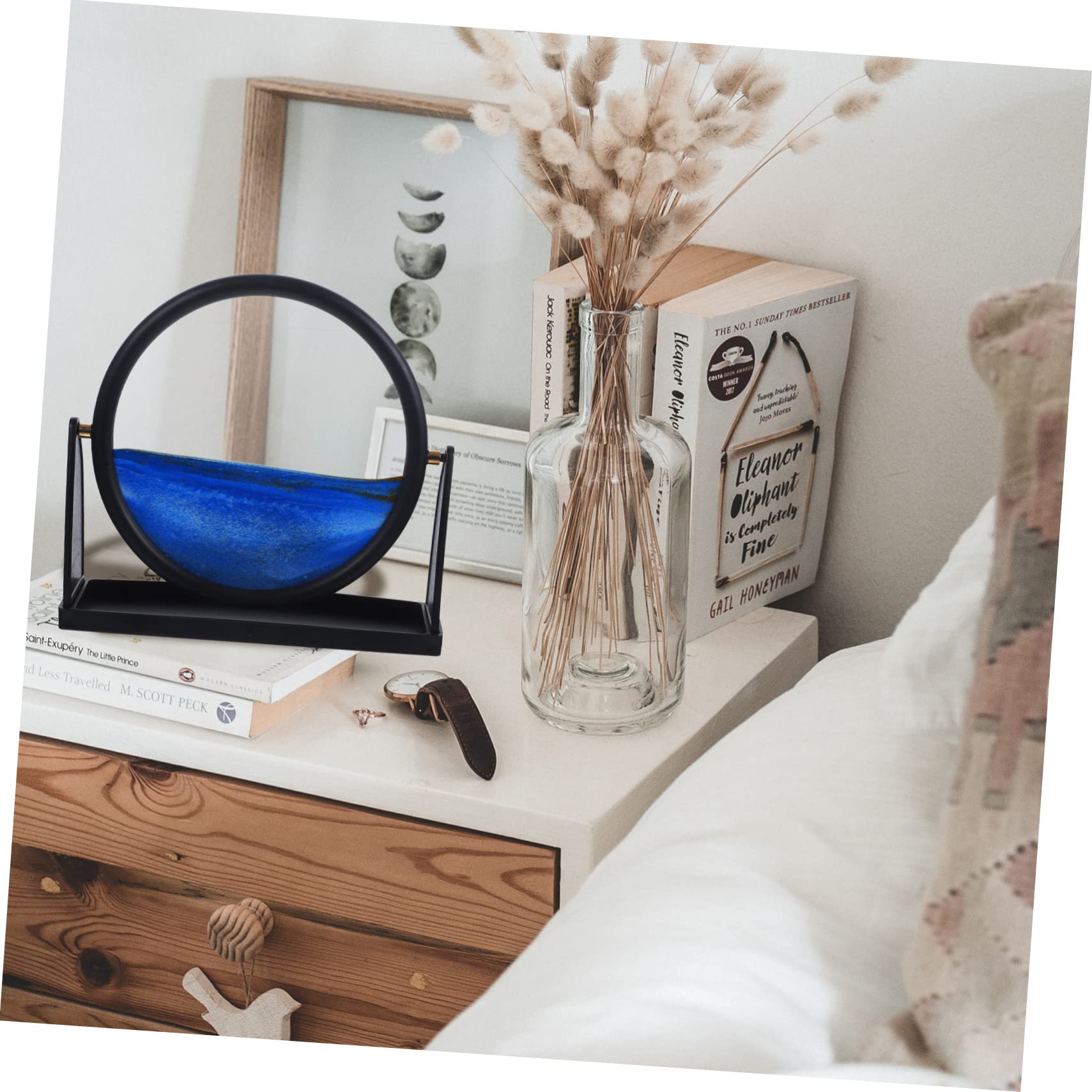 IWOWHERO Moving Picture Hourglass 3D Quicksand Painting Decor Art Painting Decor