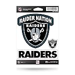 NFL Football Las Vegas Raiders Triple Spirit Stickers Triple Sticker Sheet