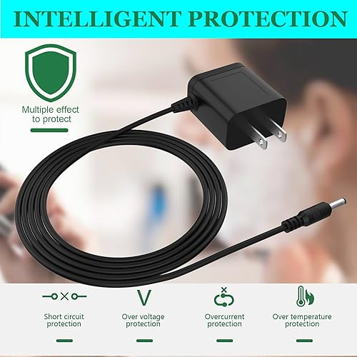 Miniatura 3 de Cargador de repuesto para afeitadora de 8 V compatible con Philips HQ840 Norelco Multigroom Series 3000 MG3750 MG3750/50 MG3750/10 MG3750/60 MG3760