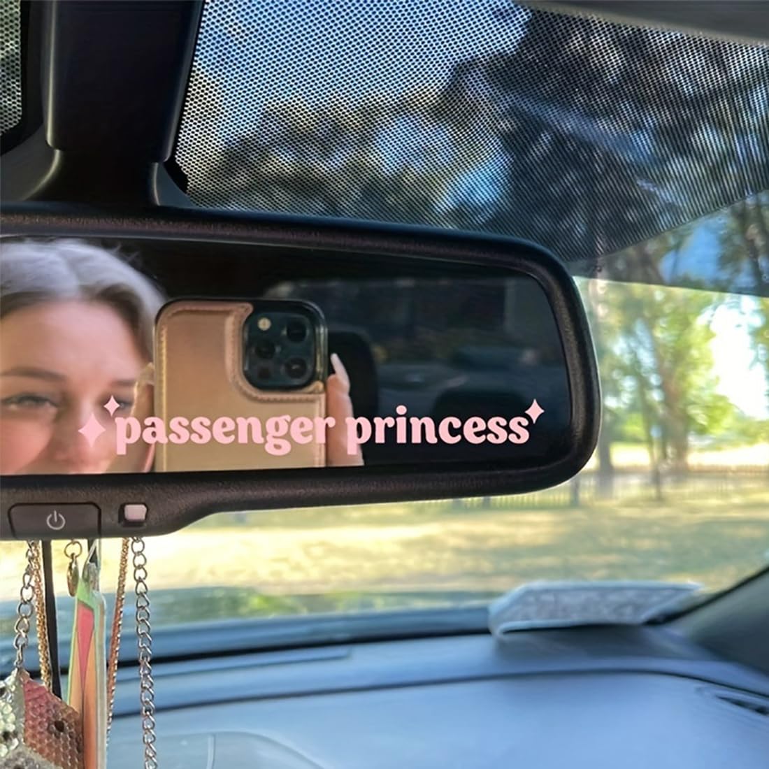 Adesivi Passenger Princess 4 Pezzi - Vinile Per Auto E Laptop, Design Corona E Stelle - Foto 10