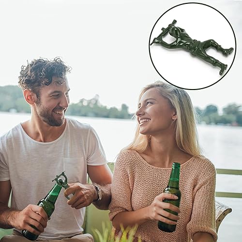 Miniatura 8 de 2 Pcs Beer Bottle Opener, Creative 3d Army Man Wine Bottle Opener Beverage Easy Opening Bottle Opener Soldier Shaped Green Bottle Opener