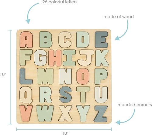 Vista 20 de Pearhead Rompecabezas de madera de 123 números, colorido juguete de conteo preescolar, tablero educativo interactivo Montessori, género neutro