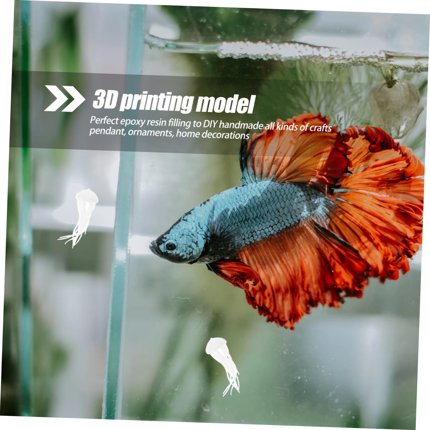 HOODANCOS Crafts Filling Materials 16pcs Crystal Glue Model for Epoxy Filling Safe Easy to Use