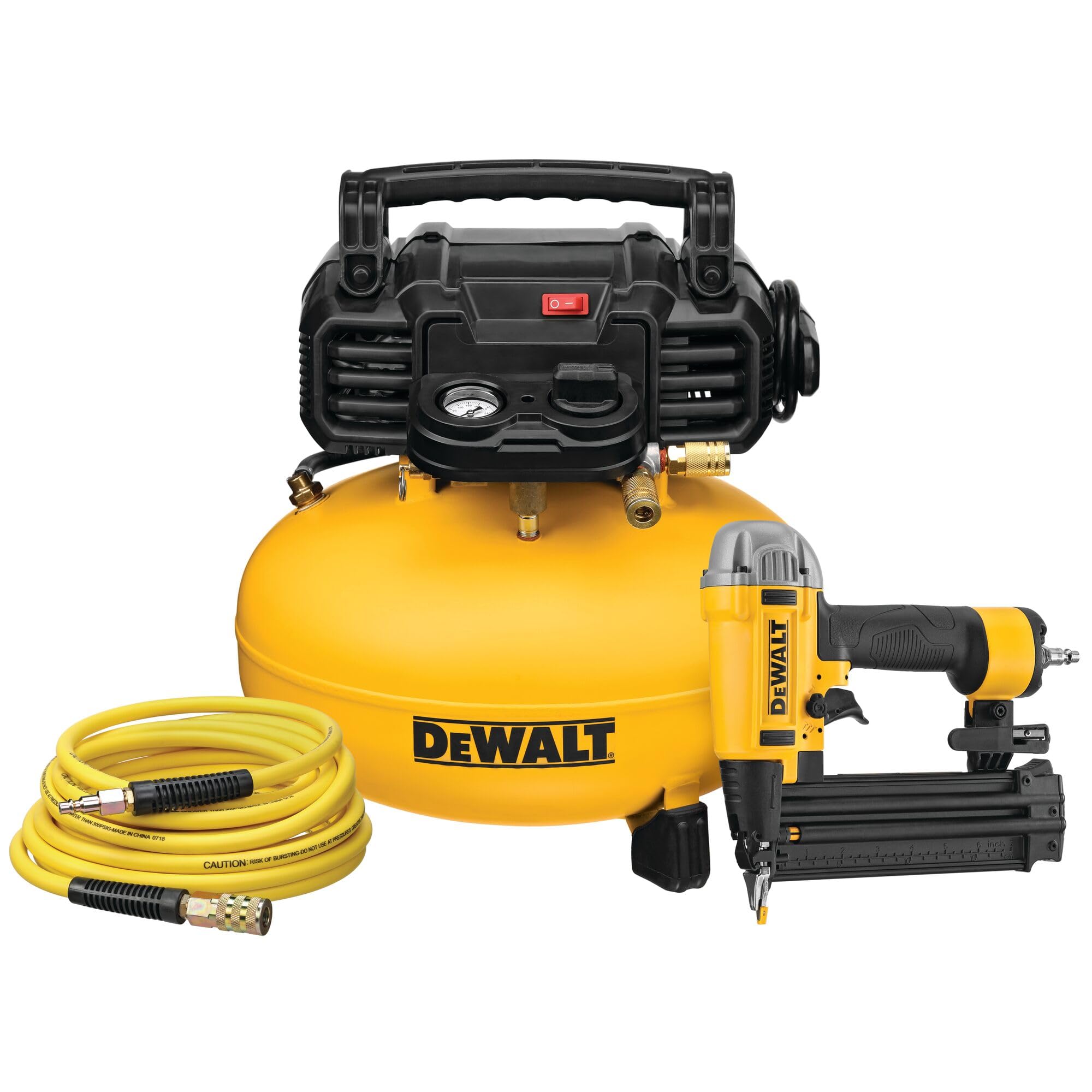 DEWALT Pancake Air Compressor, 6 Gallon, 165 PSI (DWFP55126)