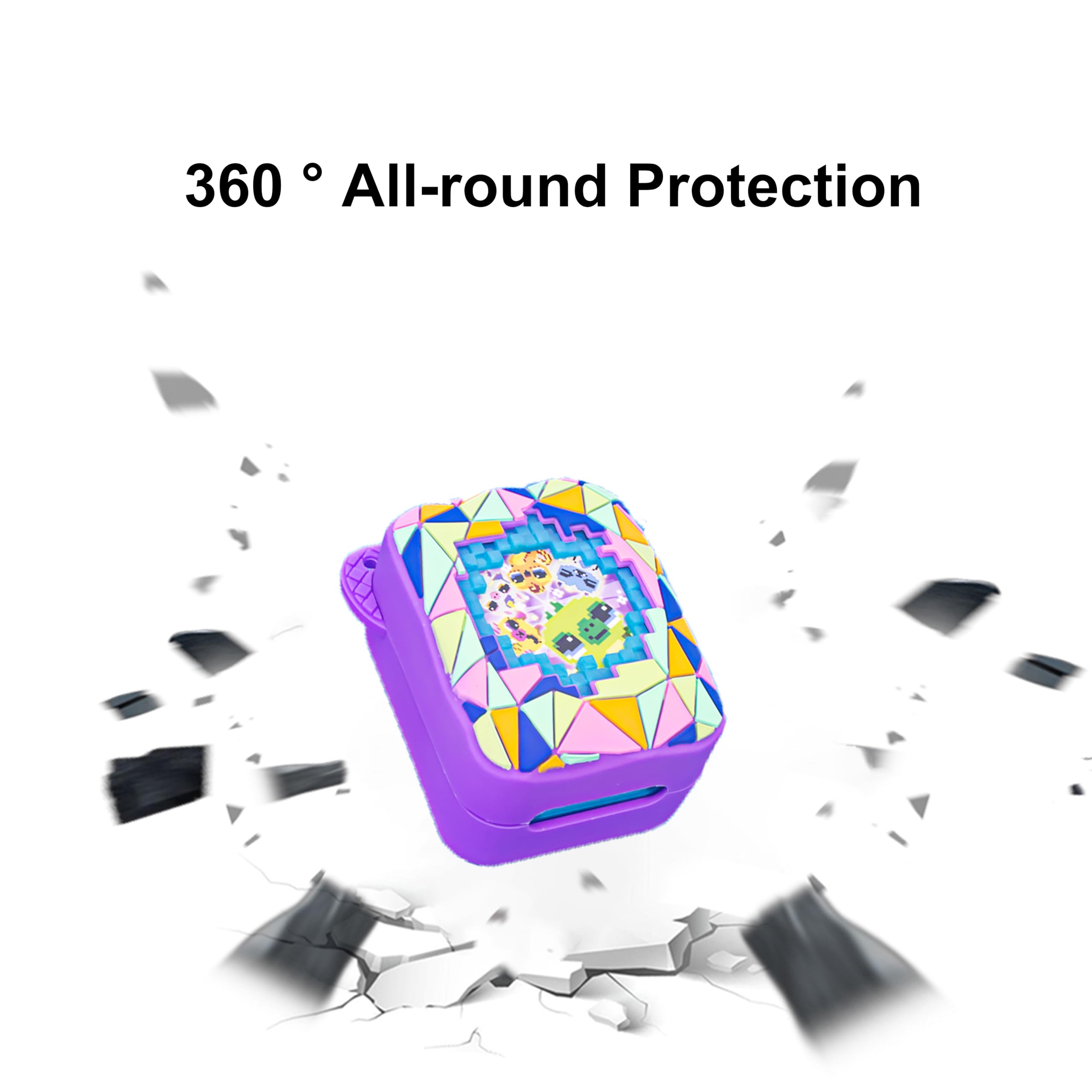 Coque De Protection En Silicone Avec Lanière Pour Bitzee Magicals - Antidérapante Et Anti-Rayures - Bleu - 11