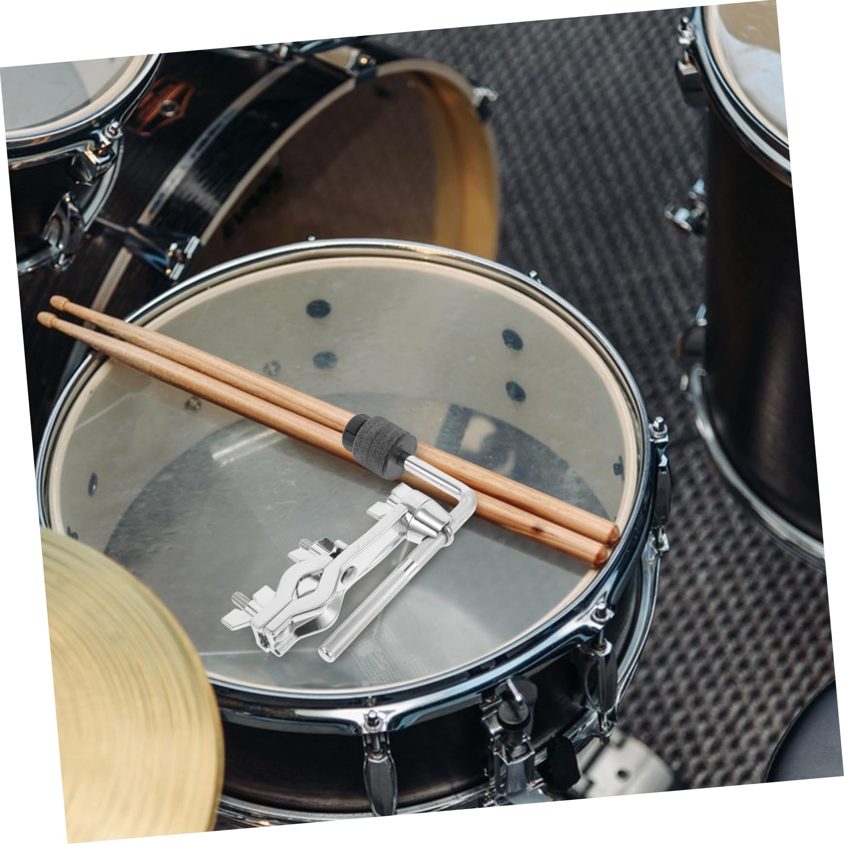 Vaguelly Clip de Extensión para Platillos de Batería Montaje Individual de Soporte para Instrumentos de Percusión para Platillos Musicales Escenarios de Jazz y Percusión