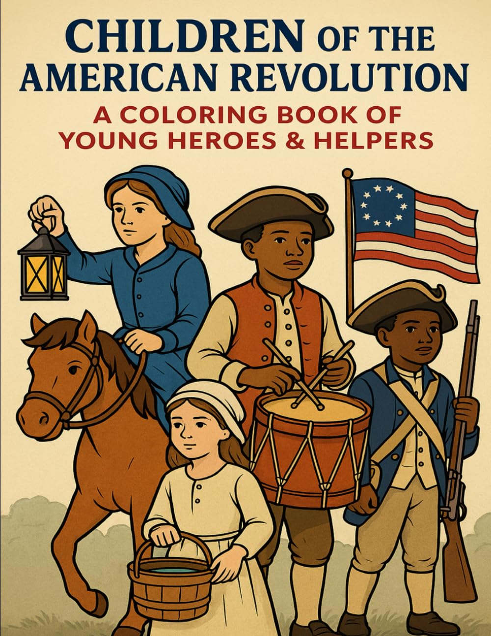 Children of the American Revolution: A Coloring Book of Young Heroes and Helpers