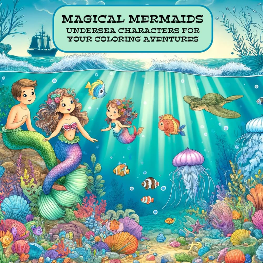 Magical Mermaids: Undersea Characters for Your Coloring Adventures