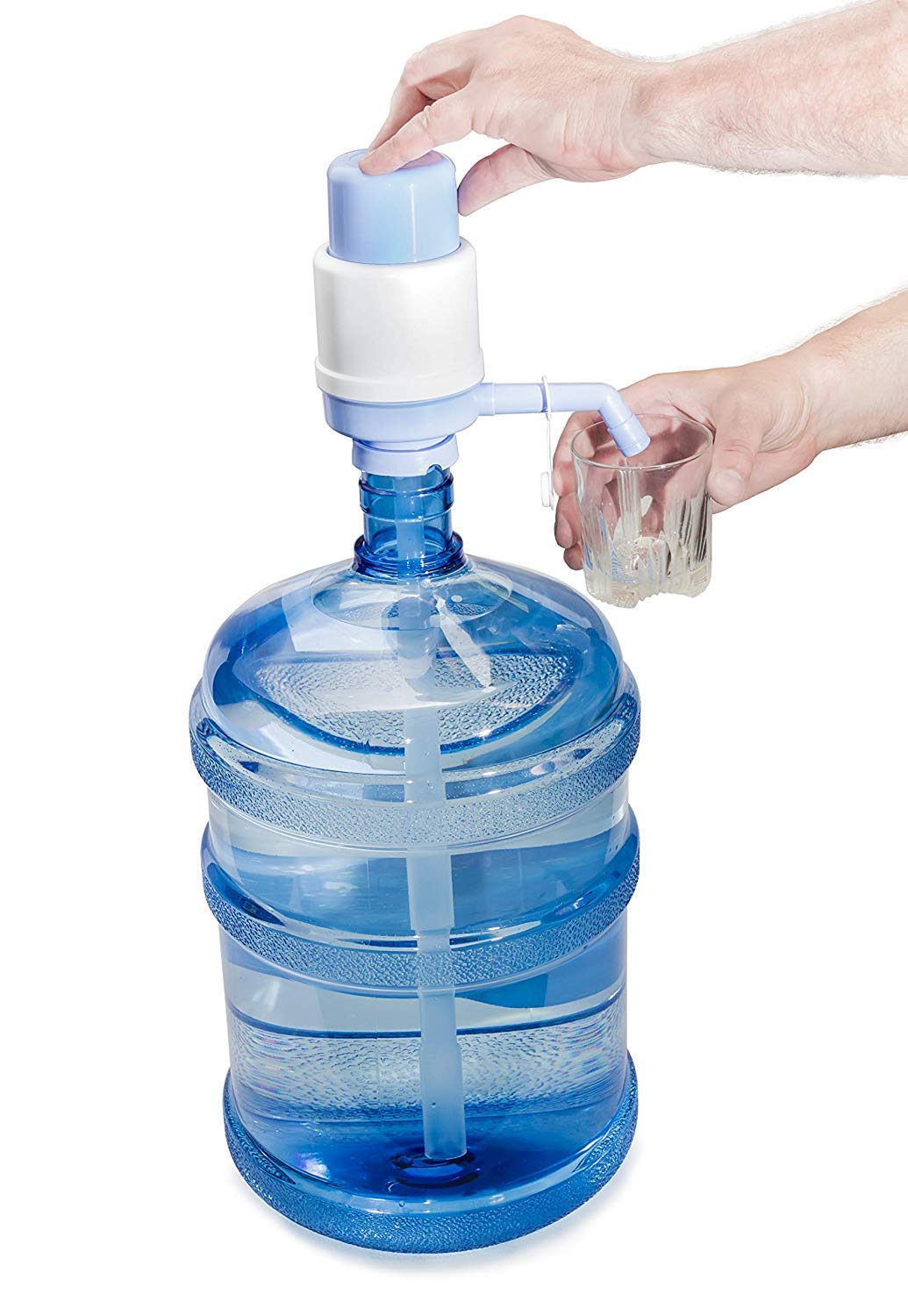 5 Liter Water Bottle With Screw Cap & Handle - Food Grade Plastic, Easy-Grip Jug For Camping & Sports - View #3