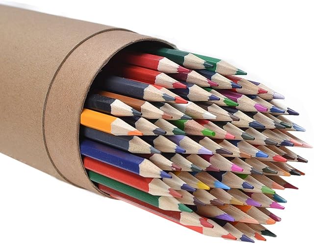 cyper top 80-color Colored Pencils Set for Adults and Kids, Drawing Pencils for Sketch, Arts, Adult Coloring Books