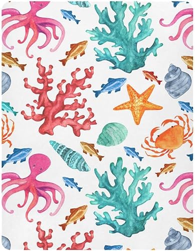 Miniatura 8 de Sábanas para cuna de setas y bayas para niños y niñas, paquete N Play, sábanas suaves y transpirables para minicuna de 39 x 27 pulgadas