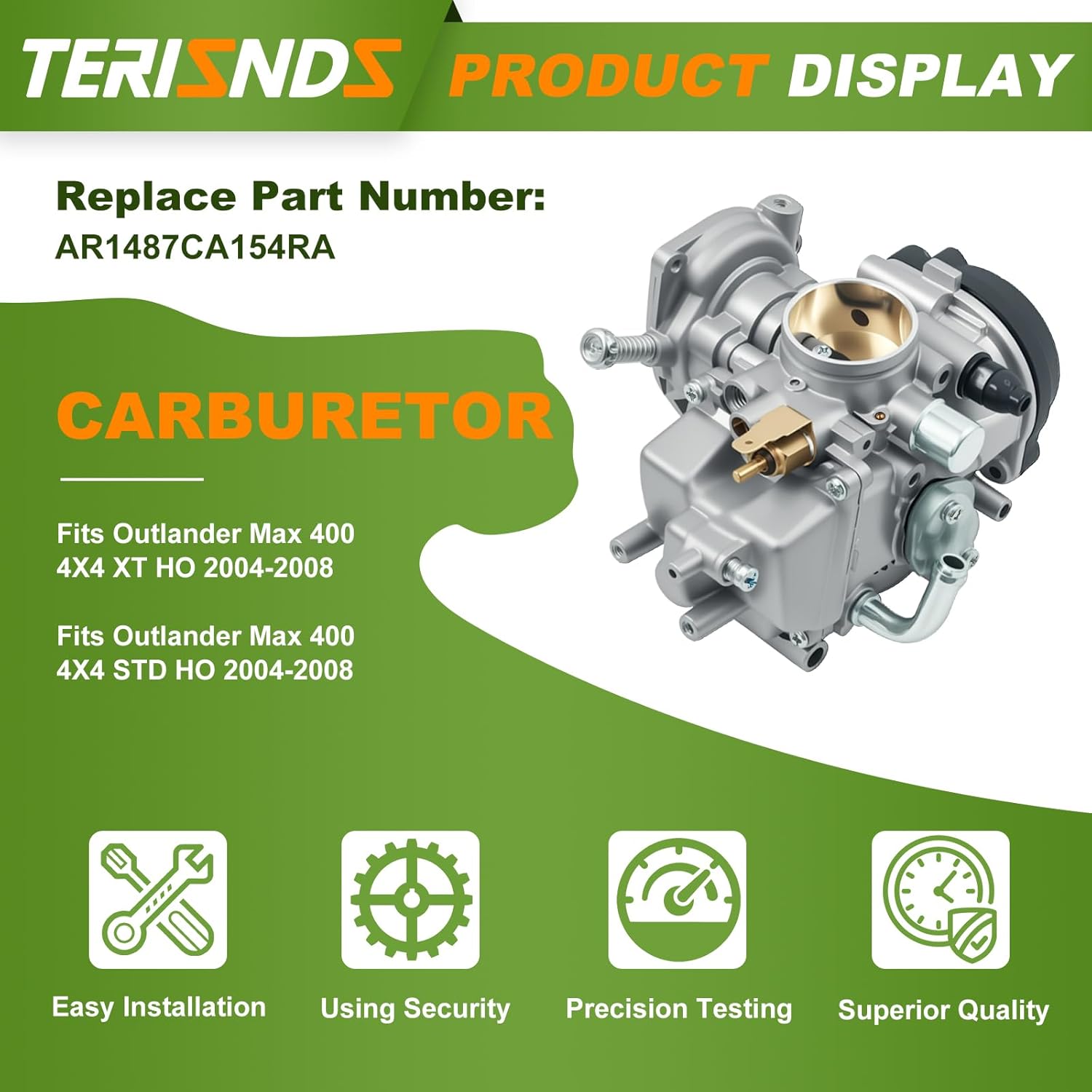 Carburetor for Bombardier Can-Am 400 Outlander MAX 400 4X4 2004-2008 STD XT HO ATV Carb Kit