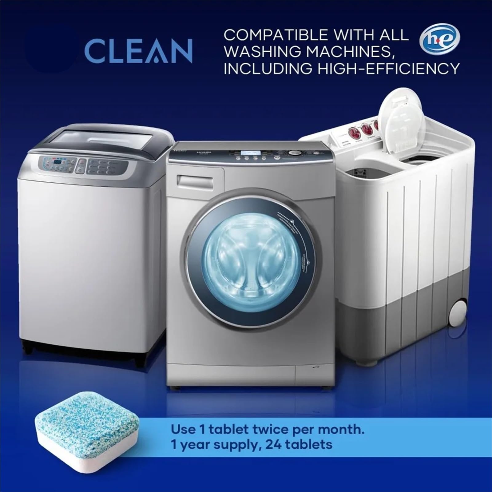 washing machine cleaner tablets Tiefenreiniger Waschmaschinenreiniger