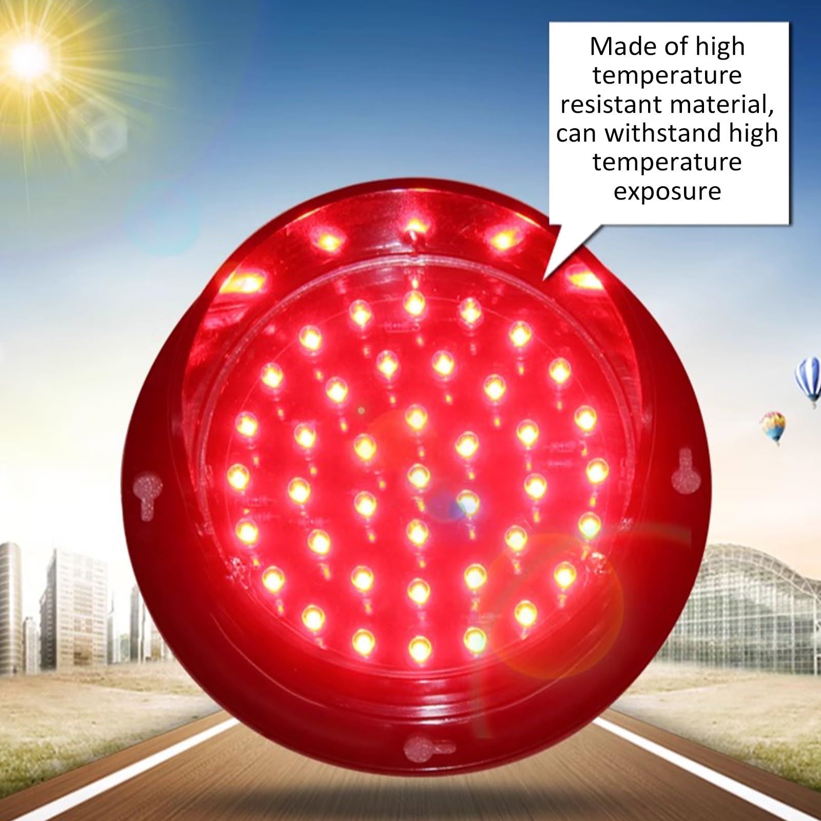 Sygnalizacja świetlna, wodoodporny pomarańczowy moduł świetlny LED 220 V, jednokolorowe światło sygnalizacyjne, klasa IP65, opcje 12 V/24 V, idealne do zastosowań przemysłowych, magazynowych i