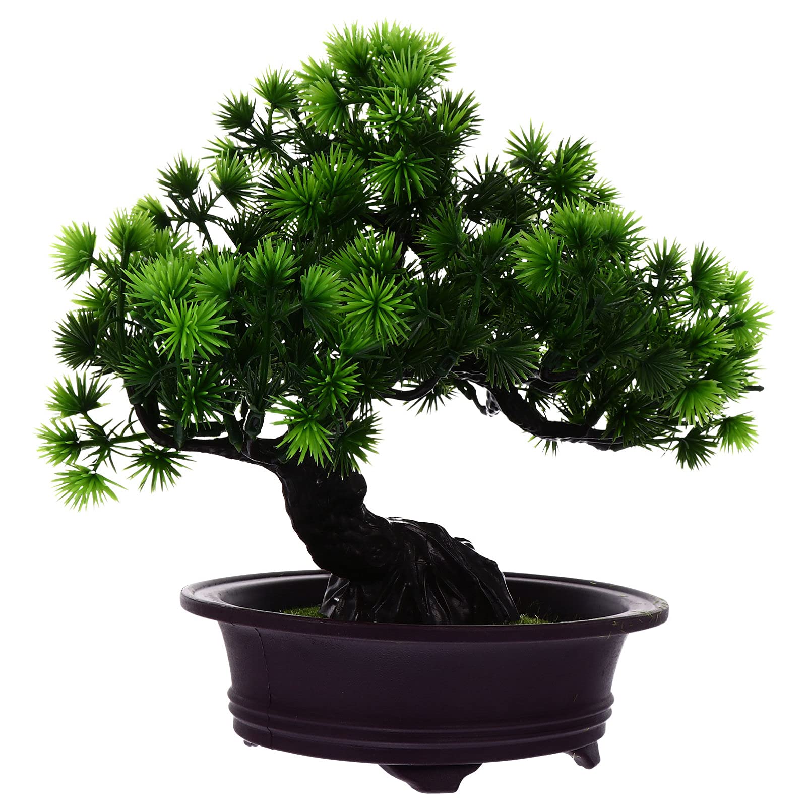 YARNOW Artificial Bonsai Tree Simulation Potted Plant DIY Decorative Bonsai Desk Display Fake Tree Pot Ornaments for Home Office Shop