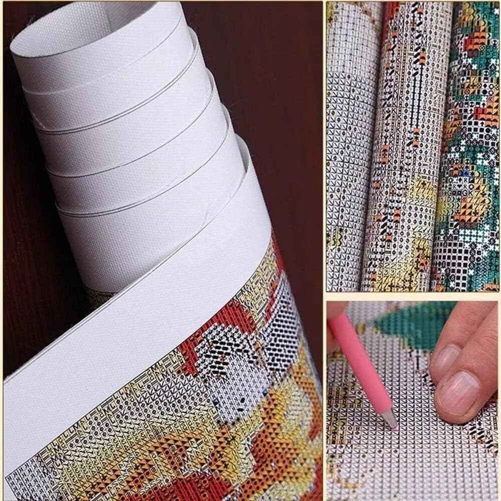 Diamond Painting Set Hund Diamant Painting Bilder Deutscher Schäferhund DIY 5D Voller Eckige Diamant Art Mosaikherstellung Basteln Set, Kreativ für Wand Deko, Geschsenk für Mädchen 60x80cm 4-AS71