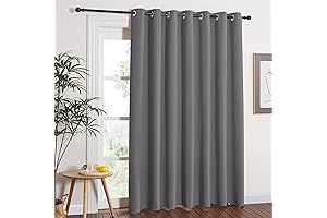 NICETOWN Grommet Patio Sliding Door Curtains for Back Door
