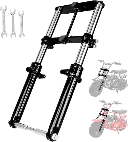 FRP Kit de suspensión para minibike horquillas delanteras con amortiguador hidráulico, fácil instalación atornillada, compatible con FRP gmb100 y la