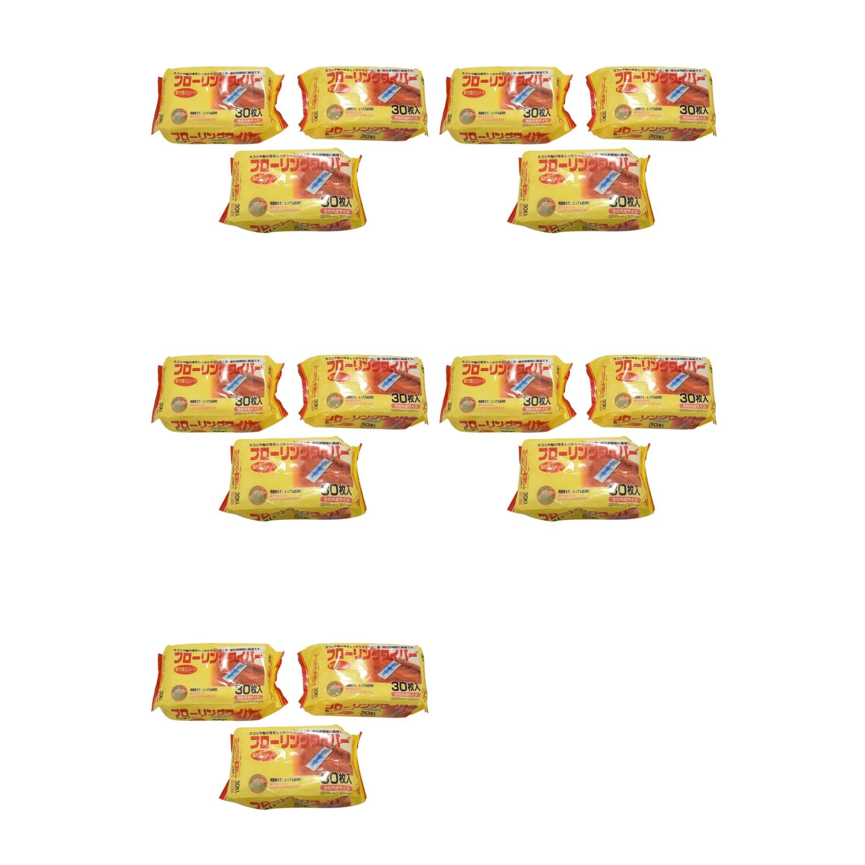 Hndhbfgrt Disposable Microfibre Electrostatic Floor Cloths for Flat Swivel Mop Multi Fitting Wipes Dust Removal Mop Paper 15 Pcs