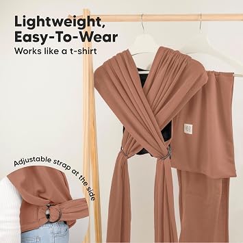 KeaBabies Baby Wraps Carrier, D-Lite Baby Wrap and Baby Diaper Caddy Organizer - Easy-Wearing, Adjustable Baby Sling Carrier Newborn to Toddler - Large Baby Organizer for Nursery