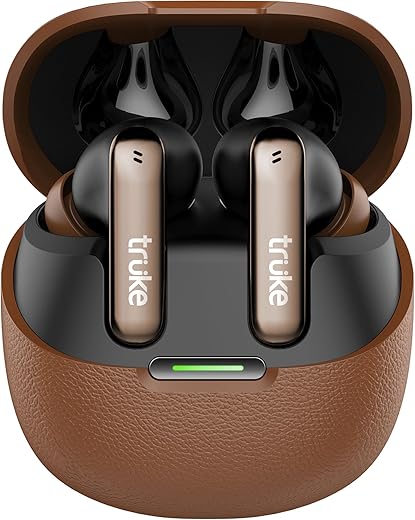 Truke Mega 7 TWS Earbuds: 24-Bit Audio, 60H Playtime, 4-Mic ENC, Fast Charging