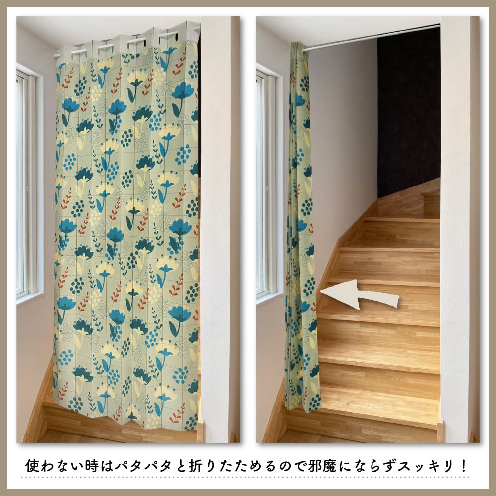 Amazon｜のれん工房 アコーディオンカーテン パタパタカーテン
