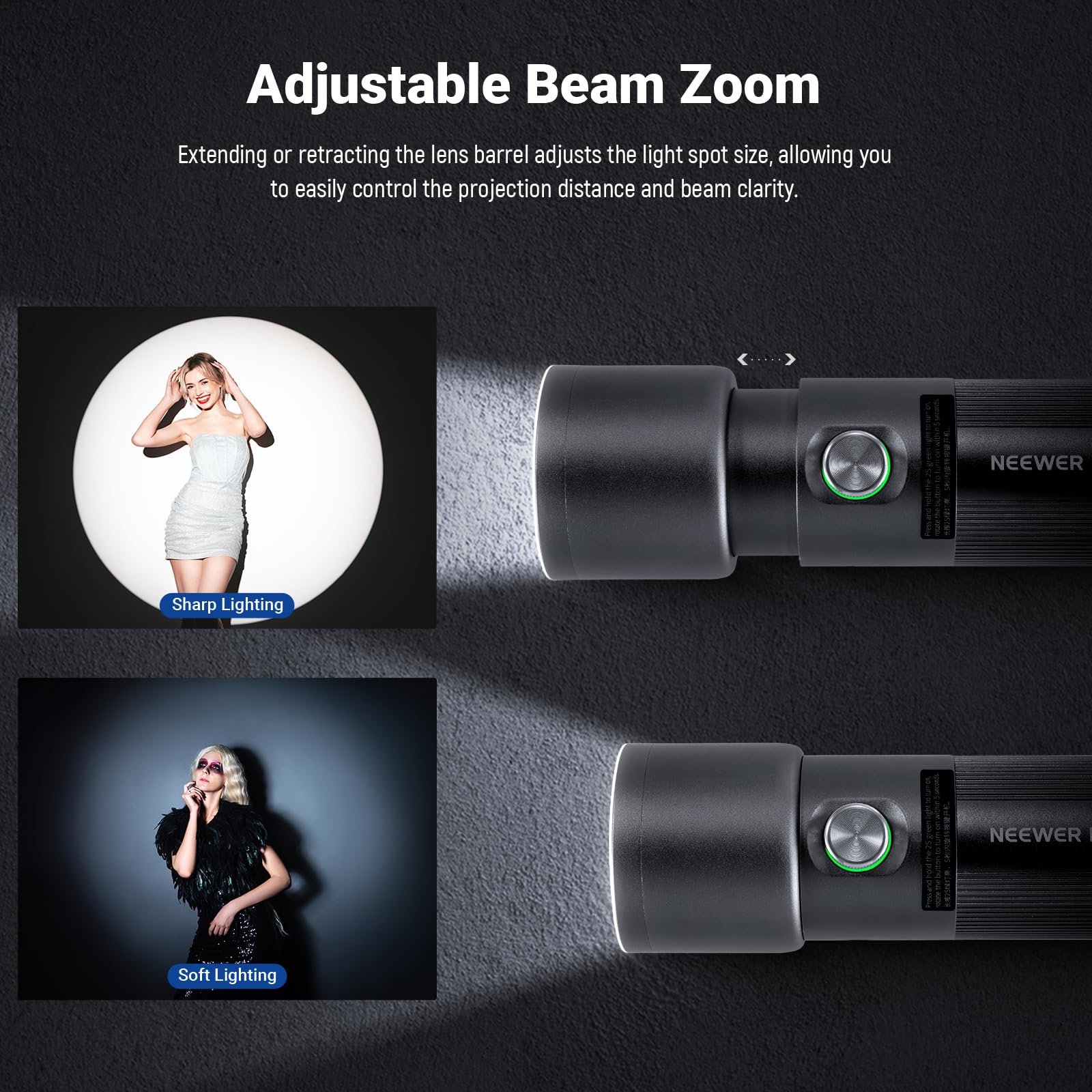 NEEWER FL10 LEDスポットライト 撮影照明 ポートレイト ビデオ Amazon.com : NEEWER Basics RGB Photography Flashlight,4 Colors/20