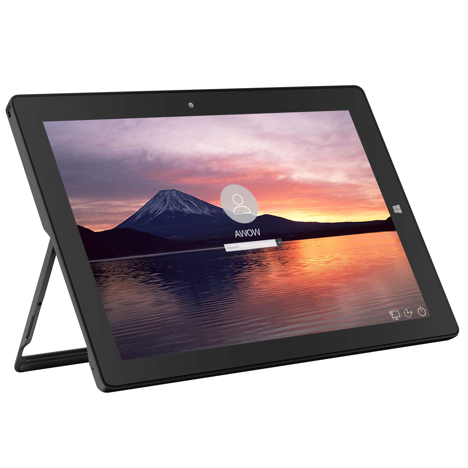AWOW Tablet 10.1'' Windows 10 Intel Celeron N3450 Laptop 8 GB RAM 128 GB Storage HD Touchscreen, 5MP