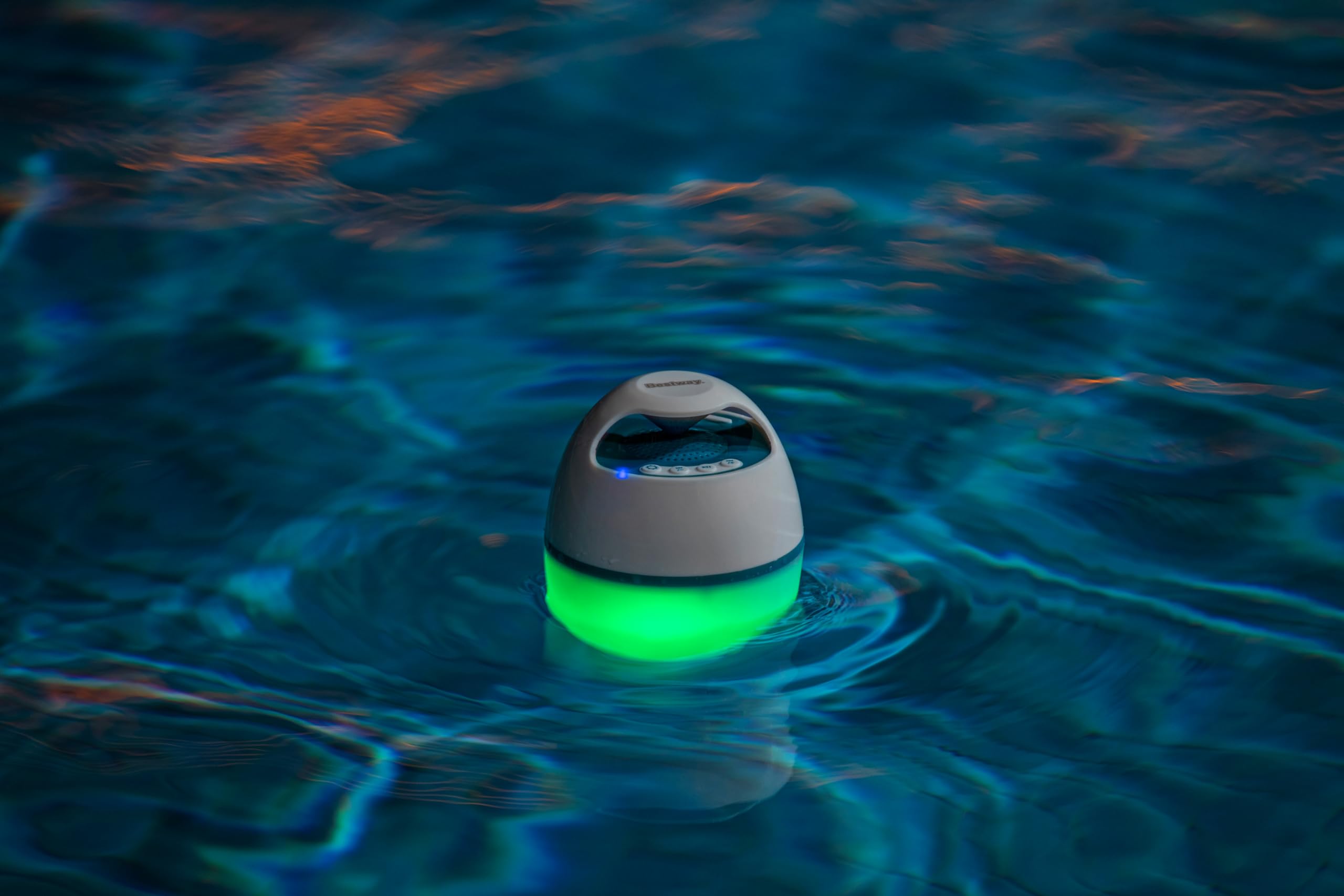 Bestway 58700-6 Cassa Bluetooth galleggiante con LED