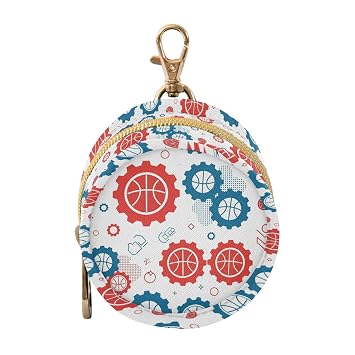 Basketballs Gears White Print Pacifier Holder Case for Diaper Bag Portable Travel Pacifier Storage Case with Clip Newborn Baby Pouch for Baby Boys Girls Outdoor Purse