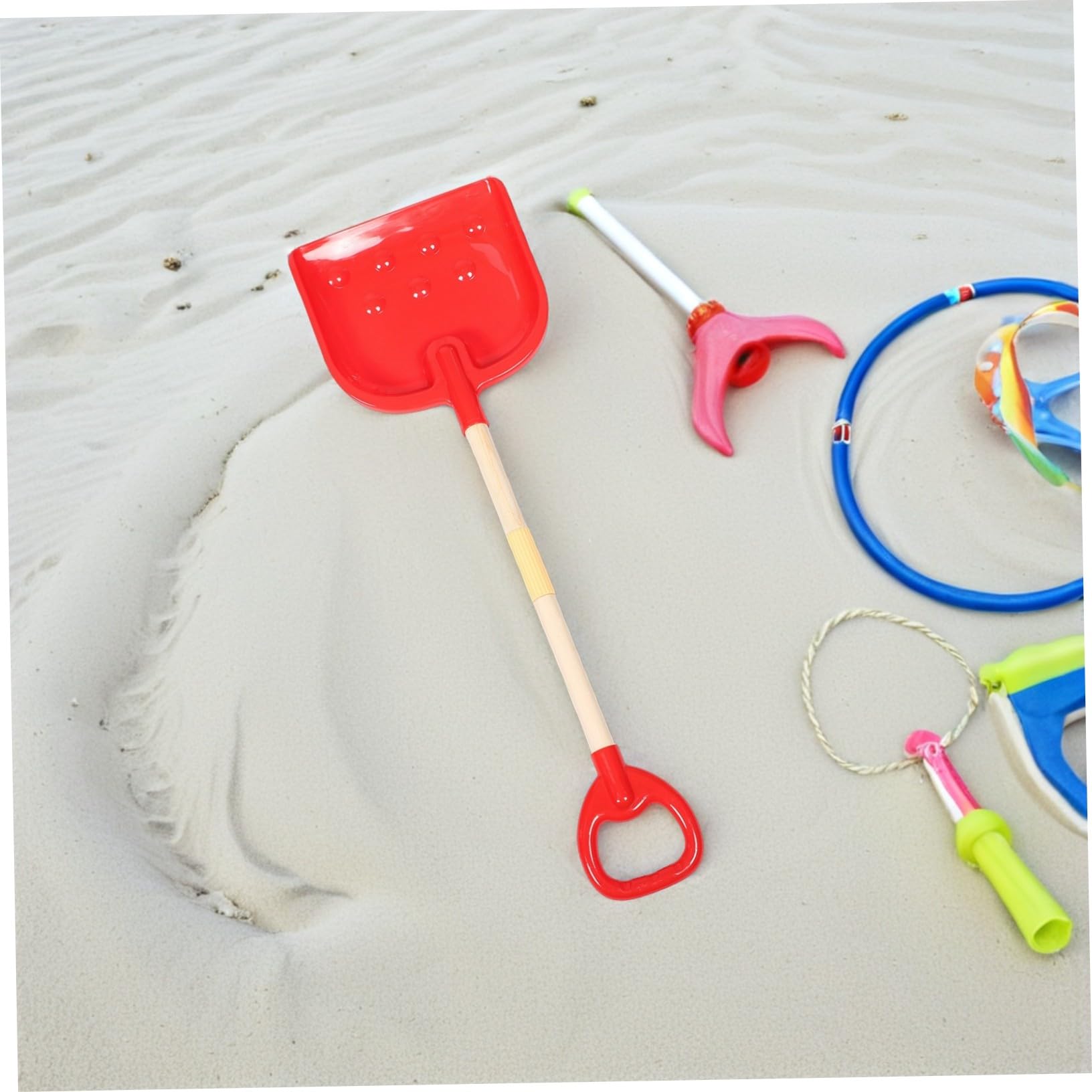 Set 2pezzi Pale da Spiaggia per Bambini in Plastica Resistente Pala da Neve Piccola per Scavo Sicura e Portatile per Spiagge e Aree Esterne