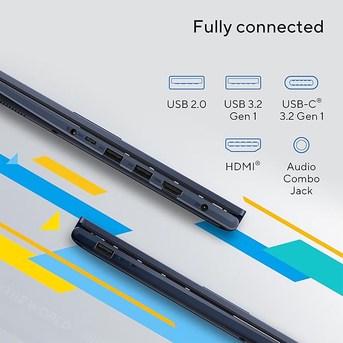ASUS Vivobook 14, 16GB RAM, 1TB Almacenamiento, Intel Core i3, Win 11 Pro miniatura 8