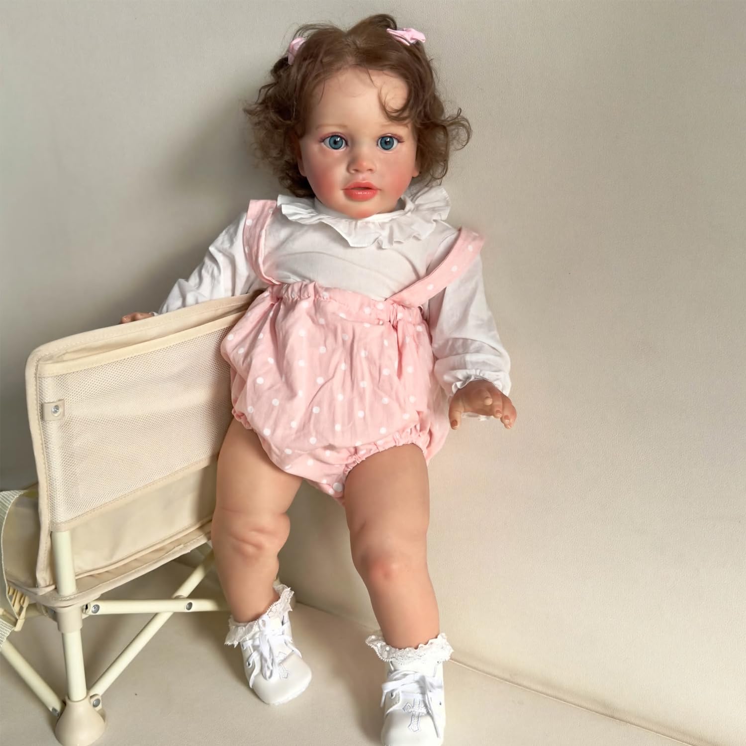 Anano Reborn Toddler Große Lebensgröße 26 Zoll 70cm Reborn Baby Realistische Puppen Silikon Die Aussehen Wie Echte Babys Gerade Beine Stehende, Jungen, Mit Kleidung